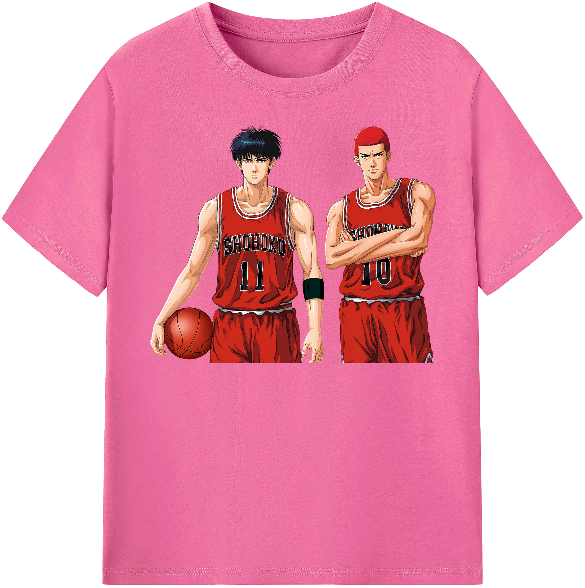 （画像用） SLAM DUNK／スラムダンク レディースカジュアルプリントTシャツ（綿100％）